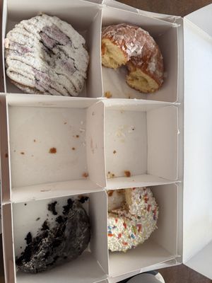Blueberry pancake, raised, Oreo   at Beacon Doughnuts in Chicago