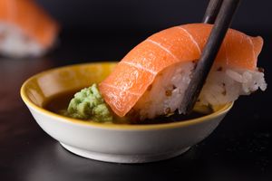 Vegan Salmon at Oplante in Laval