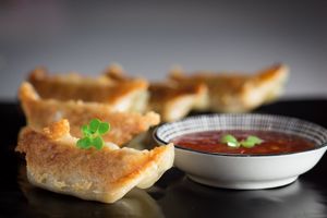 Pan Gyozas at Oplante in Laval