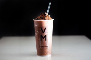 Vegan Bubble Tea (Double chocolat) at Oplante in Laval