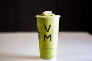 Matcha Honeydew Bubble Tea at Oplante in Laval