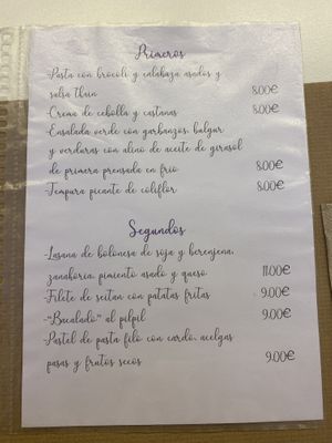 Carta A at El Berenjenal in Valladolid