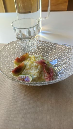 Risotto de higos at El Berenjenal in Valladolid