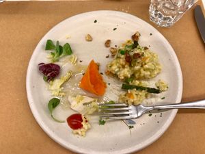 Tasty risotto at El Berenjenal in Valladolid