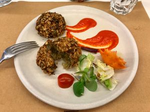F A B  “croquetas de espinacas” at El Berenjenal in Valladolid