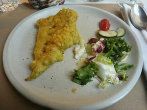 Spicy cauliflower tempura at El Berenjenal in Valladolid