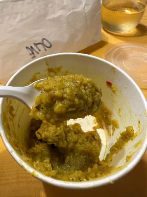 Lentil Soup at Baraka Shawarma in Stone Mountain