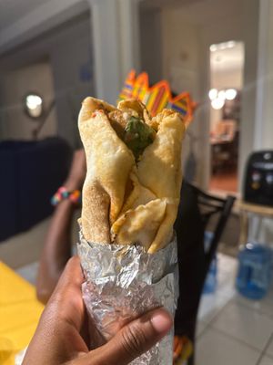 Falafel Wrap at Baraka Shawarma in Stone Mountain