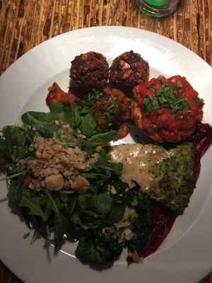 The Italian dinner plate  at Bla Bla in Groningen