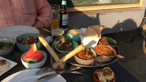 De foto doet geen recht aan de geweldige smaak. at Bla Bla in Groningen