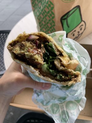 Delicious falafel  at OOSHMAN in Randwick