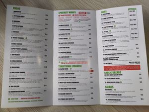 Menu 2/2 at OOSHMAN in Randwick