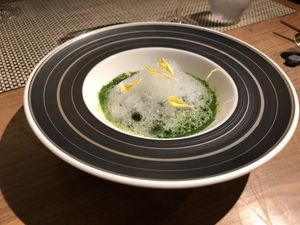 Soup at Coconoma Season Dining in Tokyo