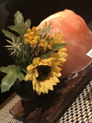 Fresh flowers at Coconoma Season Dining in Tokyo