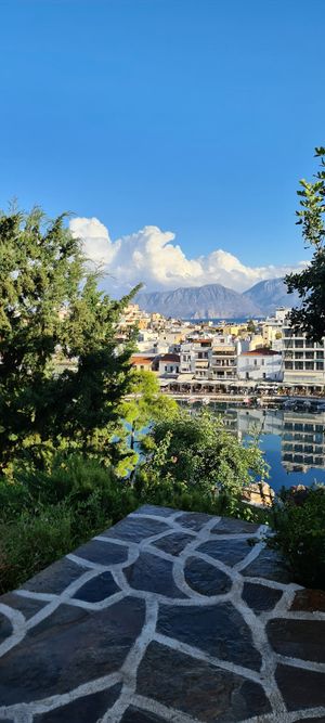View at Gioma Meze in Crete