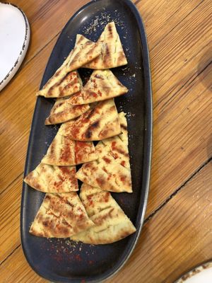 pita  at Gioma Meze in Crete