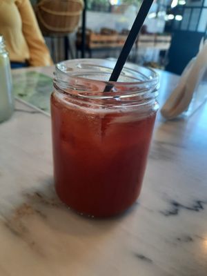 Juice at Bloomy Market in Setubal