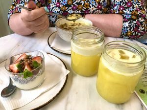 Sumo natural sempre fresquinho 🍹 at Bloomy Market in Setubal