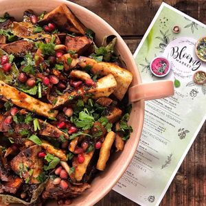 Asian tofu at Bloomy Market in Setubal