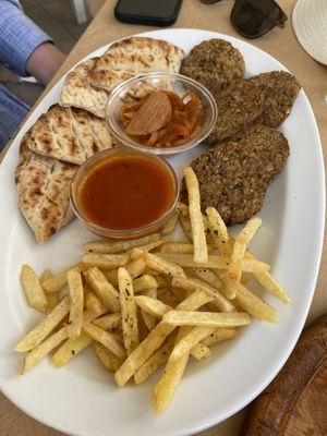 Lentil balls  at Meli & Thymari in Santorini