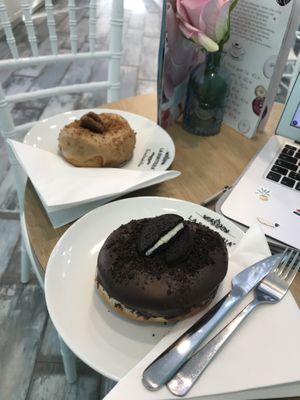 Lotus and Oreo  at La Donuteria in Aalborg