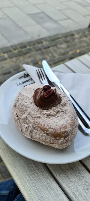Nutella cinnamon 🍩 at La Donuteria in Aalborg