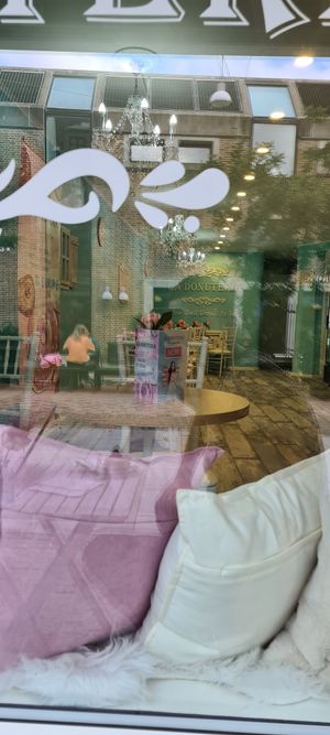 Outside at La Donuteria in Aalborg