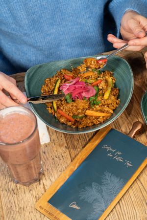 Veggie Rice Pot at Cotidiano Promenadenplatz in Munich