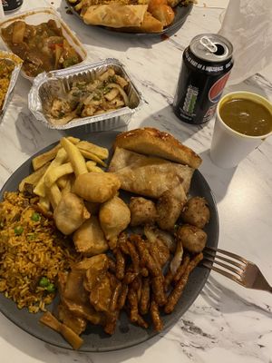 Delicious vegan meal at In Cafe & Restaurant in Cardiff