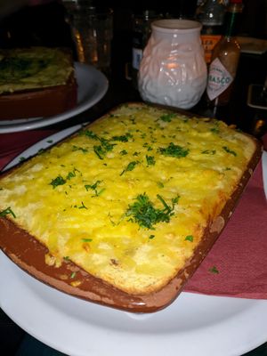 Vegan Sheppard pie at The Trafalgar Pub in Eindhoven