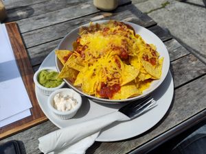 Loaded nachos at Cocoa Cafe at I Should Cocoa in Belper