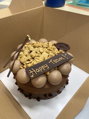 Happy team lunch! at Bien Caramélisé in Kowloon