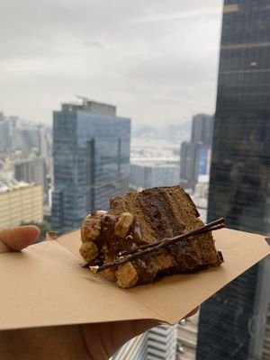 The view is really pretty...which view? at Bien Caramélisé in Kowloon