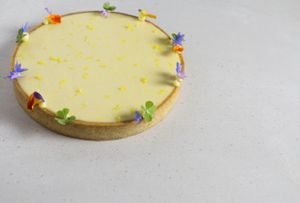 Tarte au citron bergamote at Bien Caramélisé in Kowloon