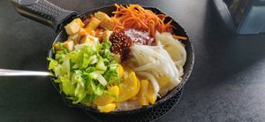 Vegan bibimap at Soy Bistro in Brentwood