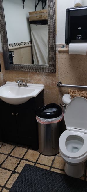 Bathroom at Soy Bistro in Brentwood