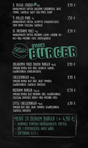 menue #2 at Bert's Friterie in Kassel