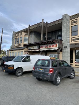 Parking at The New Central Market in Anchorage