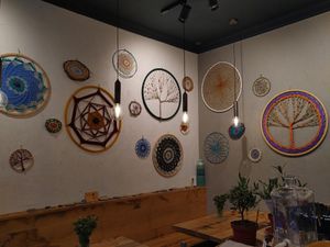 fascinating decorations at Zaytouna Cafe in Aachen