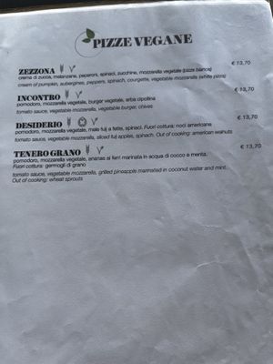 Menu   at Resalé in Monzambano