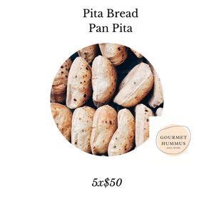 We deliver after 11:30am because that's when the pita bread is ready, warm and fluffy.

(Please note that we do not bake the pita bread ourselves and it is not gluten-free. at Gourmet Hummus and More in Playa Del Carmen