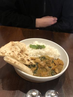 Curry of the day at The Loft Coffee House in Cullen
