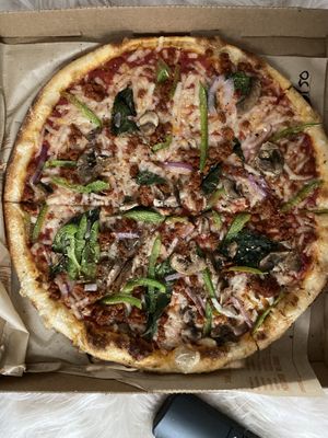 Vegan pizza 🍕  at Blaze Pizza in Trinity