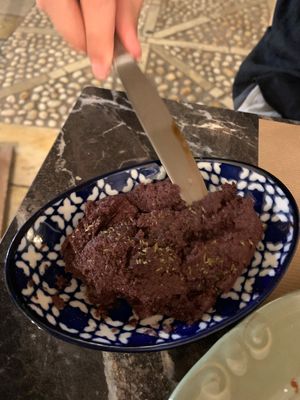 Olive Paste at Fanalino Restaurant Bar in Paxos