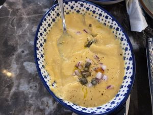 Fava dip at Fanalino Restaurant Bar in Paxos