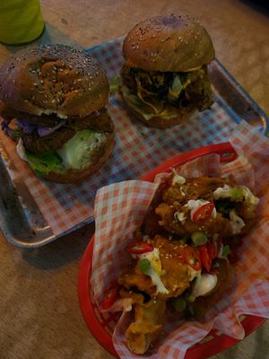 All we had at Vegan Noms - Pop Up in Brighton