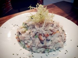 Veggie Black Truffle Risotto 黑松露什菜意大利飯 at Fast Taste in Kowloon