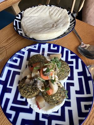 Falafel  at TIQA in Portland