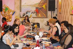 Birthday party event held by our beloved vegan client with live band requested, Benaras indian food vietnam have the space and capacity to have any type of function. at Benaras in Ho Chi Minh City