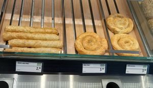 börek with spinach or potato at backWERK - Mariahilfer Straße in Vienna